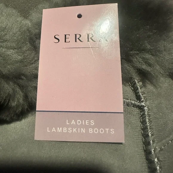 Gray Lambskin Boots - Picture 4 of 7